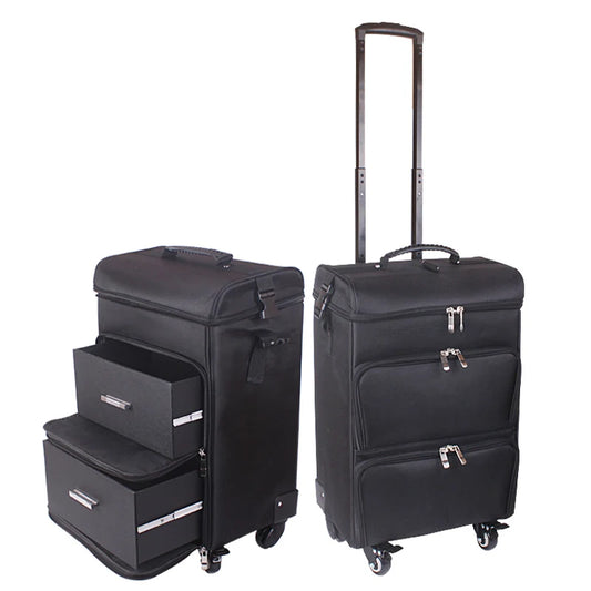 Trolley Cosmetic Case Rolling Luggage